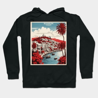 Bodrum Turkey Vintage Retro Travel Tourism Hoodie